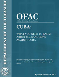 Updated OFAC Cuba Travel Sanctions 2015
