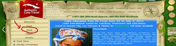 Booking a Tour with Authentic Cuba Travel®