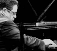 Arturo O'Farrill playing at the Santiago de Cuba Jazz Festival