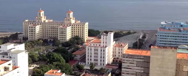 Panoramic View Vedado Neighbourhood, Havana, Cuba